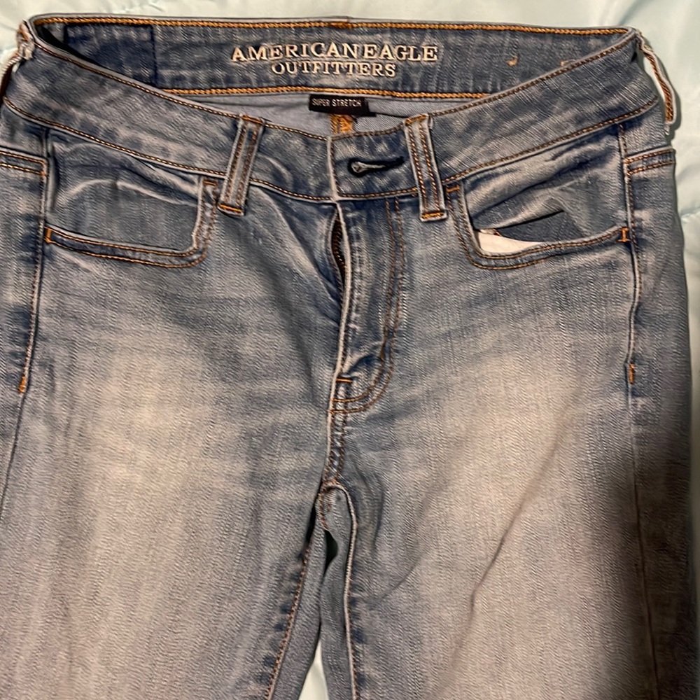 American Eagle Light Blue Jegging Pants size 4